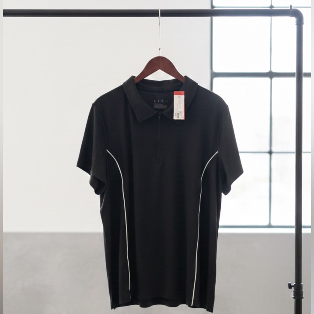 Livi Performance Zip-Front Tech Shirt